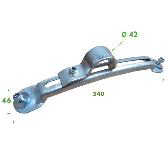 Collier De Serrage Pour Vélo – Adaptable Avec Anneaux, Résistance 20 Kg, Matériau ABS, Noir