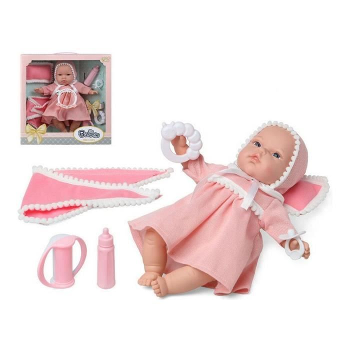 Poupée articulée avec son S1126355 - rose vêtements inclus dès 12 mois