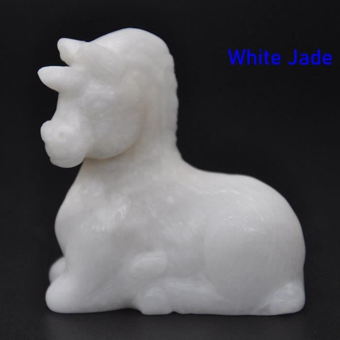 Figurine Chien En Pierre De Jade – Miniature Verte Décorative, Pour Maison Ou Bureau, Cadeau Apaisant