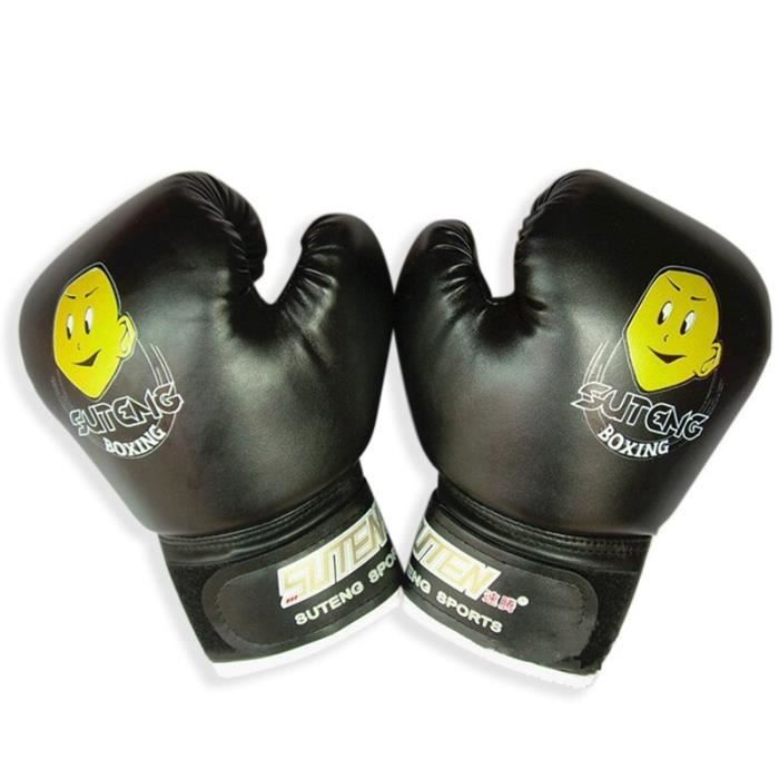 Gants De Boxe Enfants 6-12 Ans - Réglables, Mousse élastique, 6 Oz - Pour Entraînement, Autodéfense
