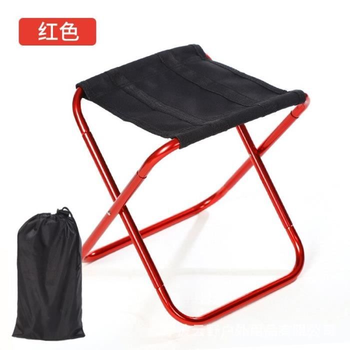Tabouret De Camping Pliant En Acier Et Tissu De Camping De Camping