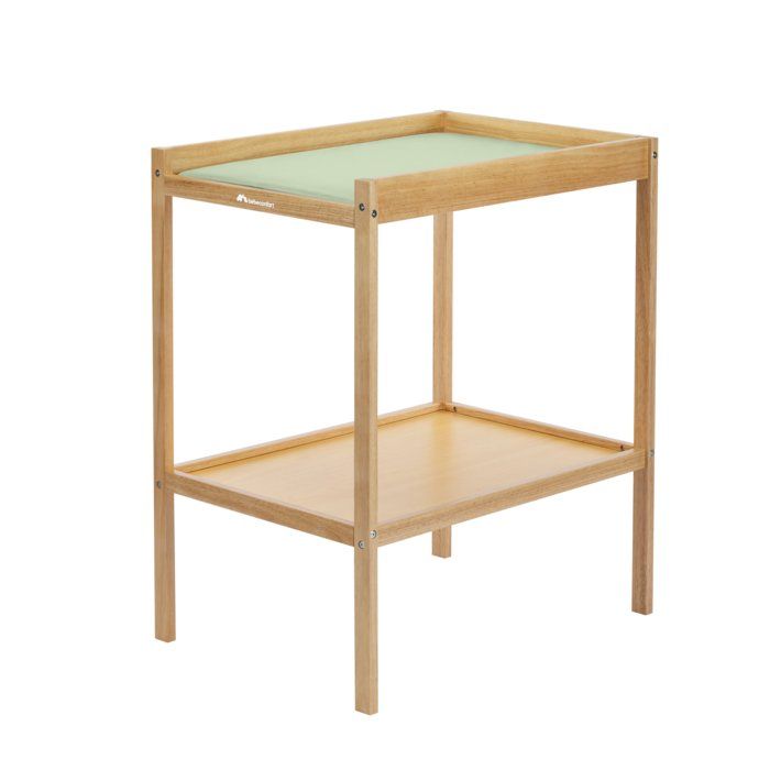 BEBECONFORT Daisy Table à langer bois + matelas à langer 50x 70 cm avec tablette de rangement De la naissance à 12 mois (11kg)