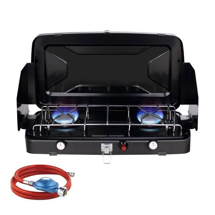 Pliable Réchaud de Camping à Gaz Portable CAMPLUX JK-8620-DE 2