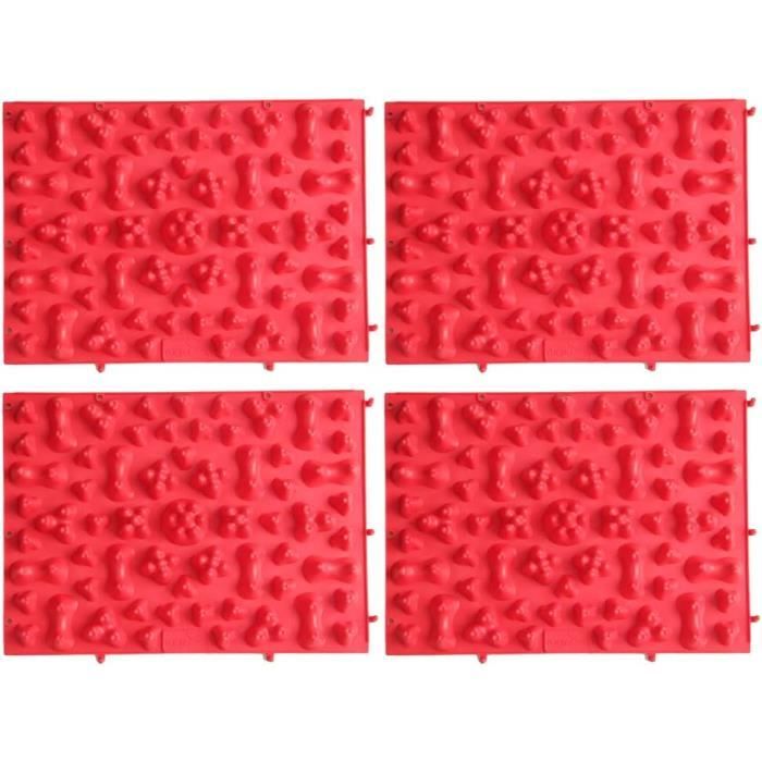 Lot de 4 tapis de découpe A5 vert, modèle de tampon de découpe, papier Lot de 4 tapis de découpe A5 vert, modèle de tampon de découpe, papier