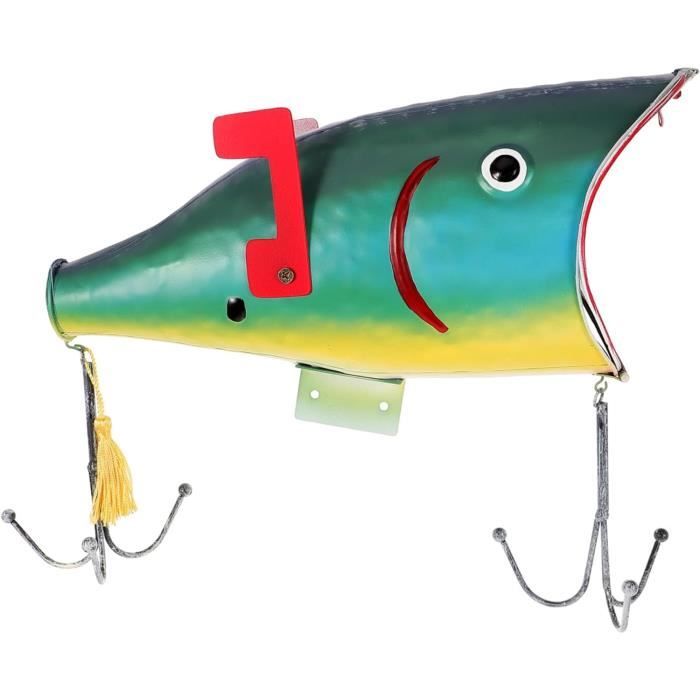 PORTE LETTRE COURRIER Metal Argenté Poisson EUR 22,00 - PicClick FR