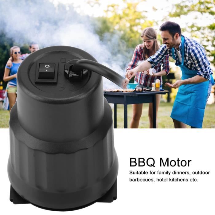 Moteur De Rôtissoire 45W Acier Inoxydable - Capacité 200-250kg - Pour Barbecue Et Grillade Extérieure
