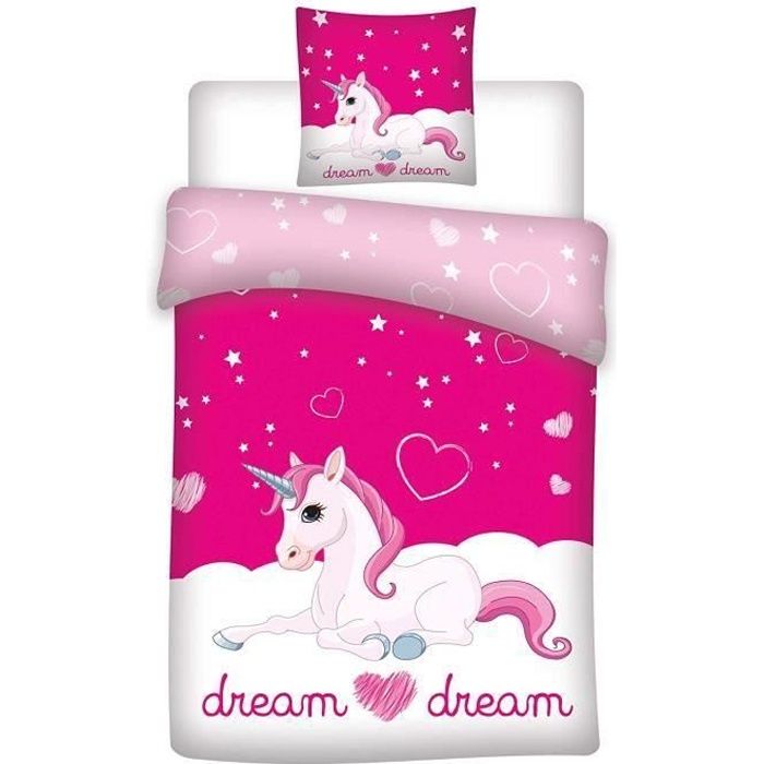 Parure De Lit Licorne 90×190