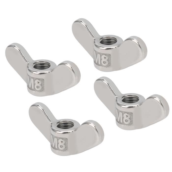 LOT DE 15 ÉCROUS PAPILLON de roue Diamètre 9mm + 10 écrous 9 mm sans
