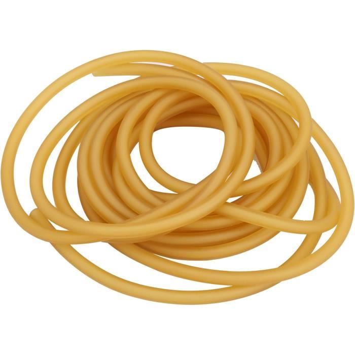 Tube élastique Latex Naturel 1745 – 5 Mètres, Orange, Pour Fronde/catapulte, Neuf