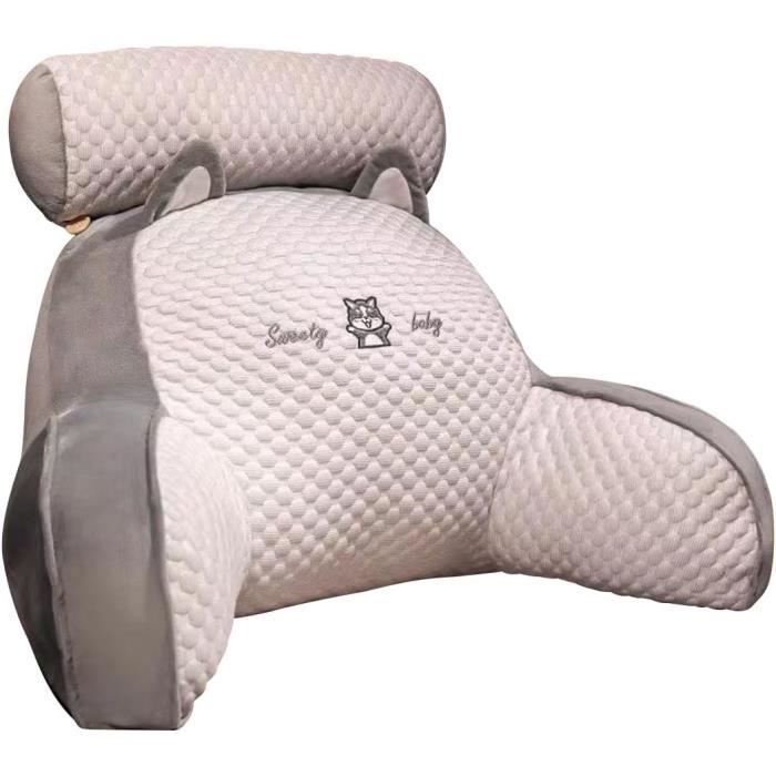 MEGHI Coussin de Lecture avec accoudoirs Coussin Lombaire Oreiller MEGHI Coussin de Lecture avec accoudoirs Coussin Lombaire Oreiller