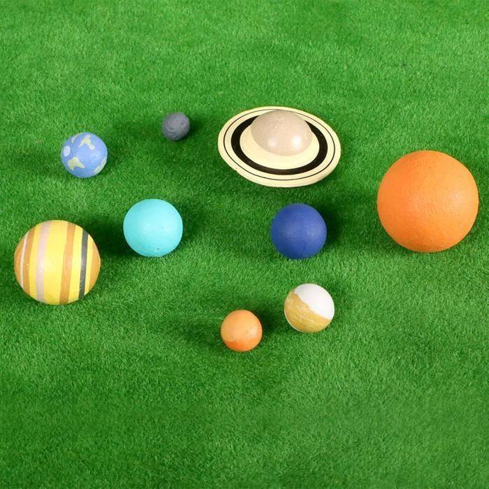 Balle rebondissante planètes système solaire jouet éducatif enfants antidéstress