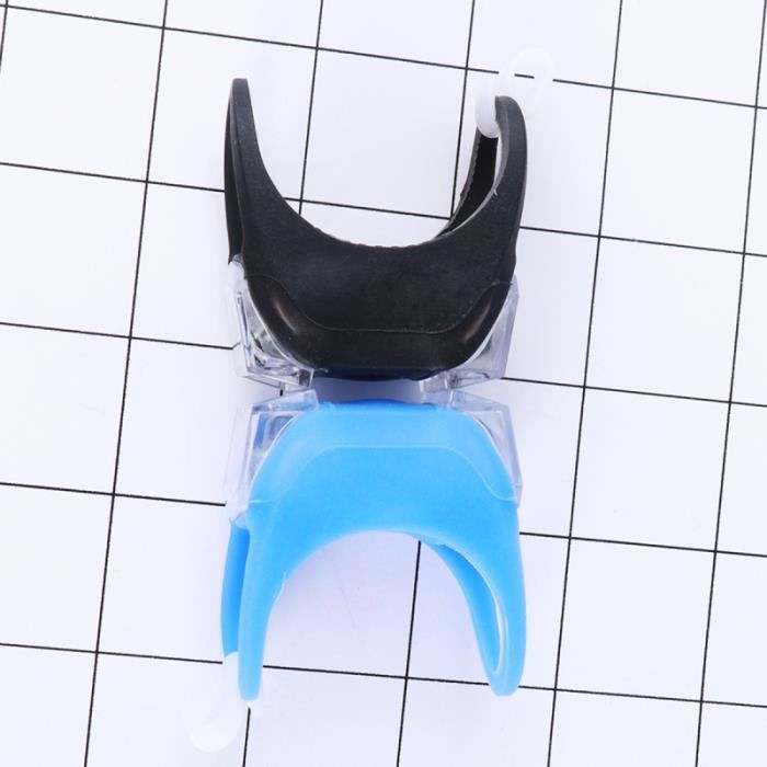 Lot De 2 Lampes LED Silicone Pour Vélo - Avant (blanc) & Arrière (rouge), 3 Modes, étanches, Piles Incluses