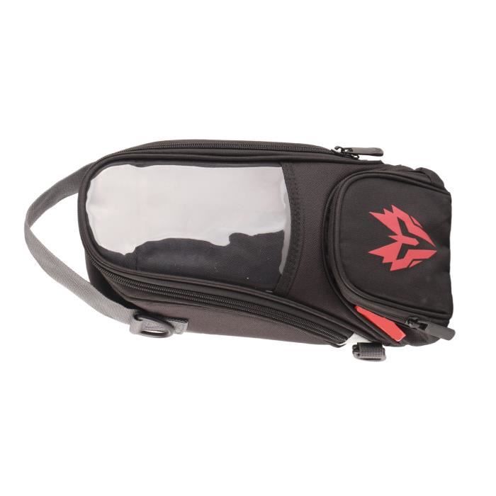 Sac De Réservoir Moto Étanche 4,5L Gris - Fixation Magnétique + Pochette Téléphone