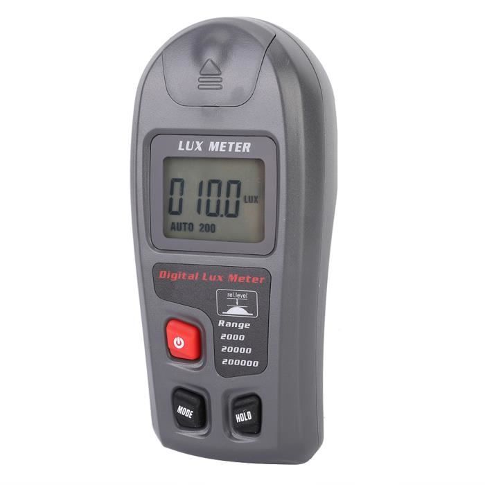 Luxmètre Numérique AOPUTTRIVER AP-881D - Mesure Jusqu'à 400,000 Lux - Portable Avec Capteur Rotatif