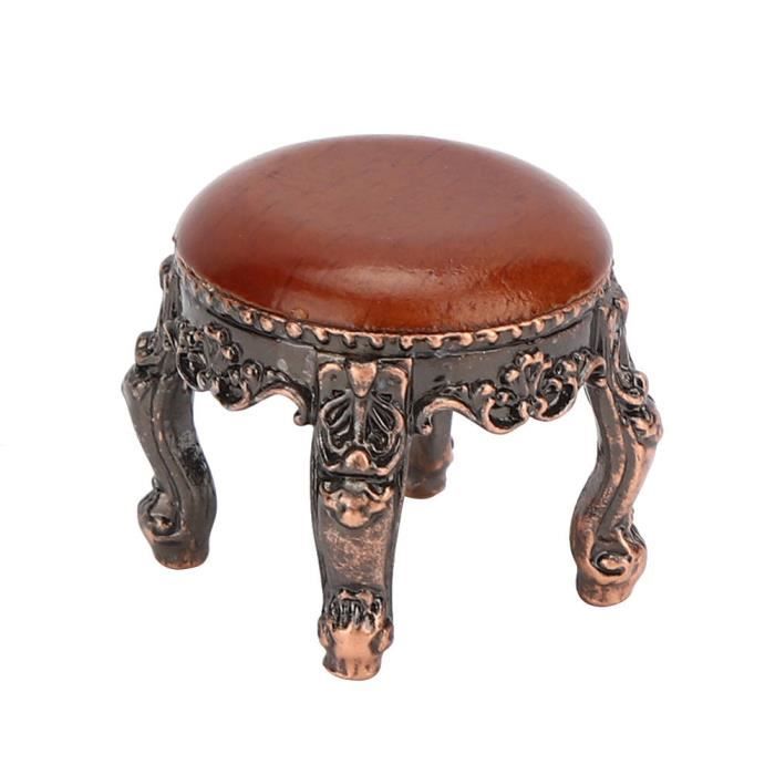 Piano Et Tabouret Miniature En Bois Pour Maison De Poupée - 13x10,3x5,5 Cm