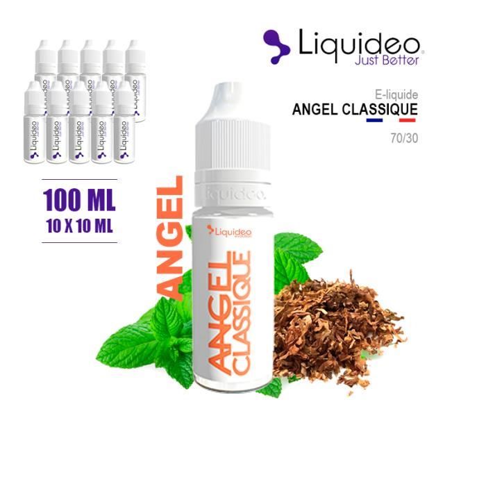 E-LIQUIDE SAVEUR ANGEL CLASSIQUE 100ML EN 3MG DE NICOTINE - 10 X 10 ML -  ELIQUIDE MARQUE LIQUIDEO - Cdiscount Au quotidien