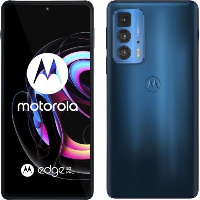 Motorola Edge 20 Pro Double SIM Android 11 5G 12 Go 256 Go Bleu