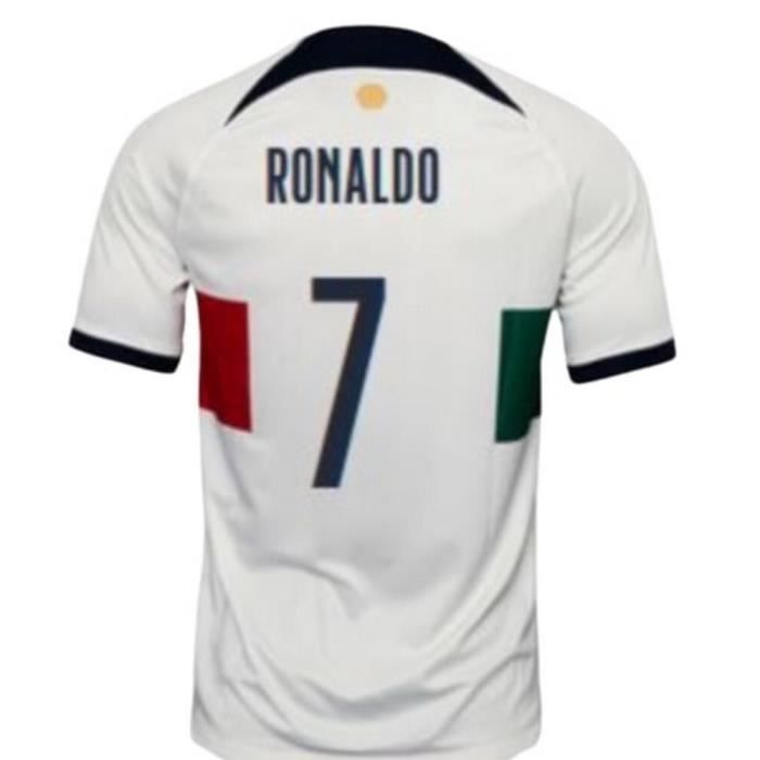 Nouveau Maillot Officiel de Football Enfant Nike Portugal Extérieur Ronaldo  Flocage Officiel N° 7 Coupe du Monde 2022 - Cdiscount Sport