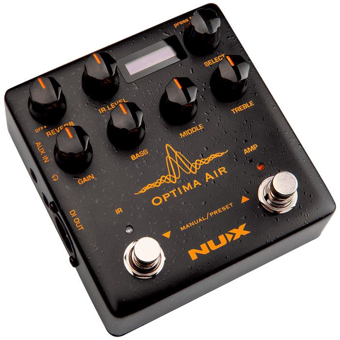 NUX MNU OPTIMA-AIR : Transformez votre guitare électrique en acoustique avec cette pédale d'effets révolutionnaire