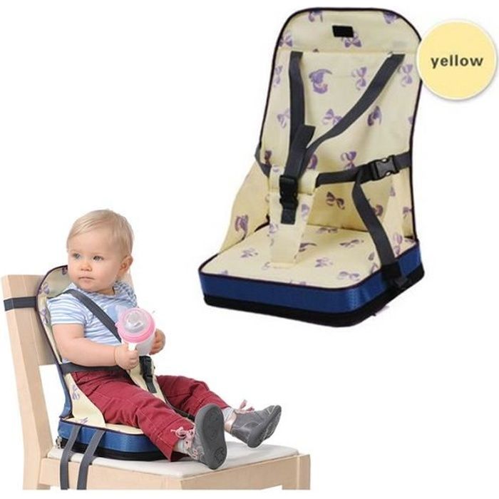 Réhausseur Pliant Siège Coussin Chaise Haute Bébé - ONEVER - Avec