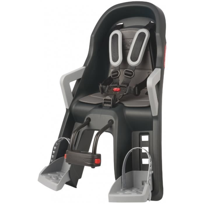 POLISPORT - Porte bébé avant Guppy Mini gris foncé-argent