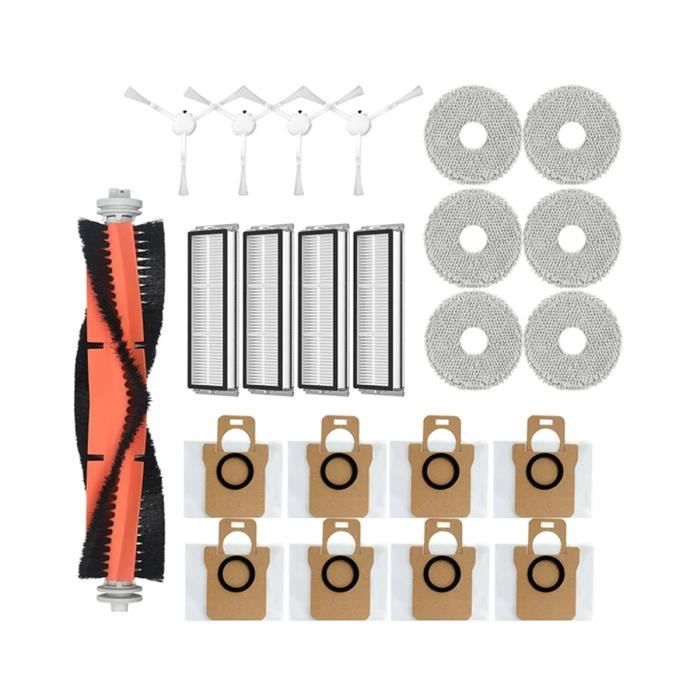 Kit Complet Pour Aspirateur Botslab S8 Plus : Sacs, Filtres, Brosses Et Chiffons - Nettoyage Profond Garanti ! - 5