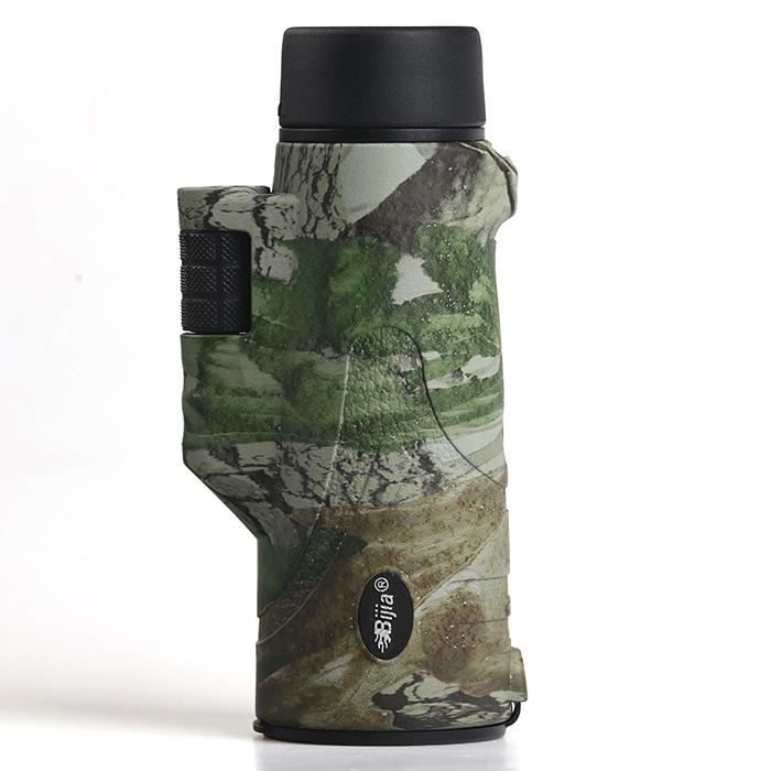 Télescope Monoculaire Compact 8x25 - Grossissement 8x, Objectif 25mm - Portable Pour Chasse, Randonnée, Voyages - Noir