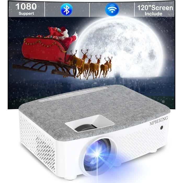 Videoprojecteur WiFi Bluetooth 1080P 20000 L - Portable, Compact, Pour Maison Et Extérieur - 11
