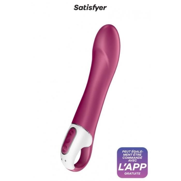 Vibromasseur - Satisfyer - Big Heat - Vibrant - Chauffant - Silicone  bio-compatible - Cdiscount Boutique Erotique