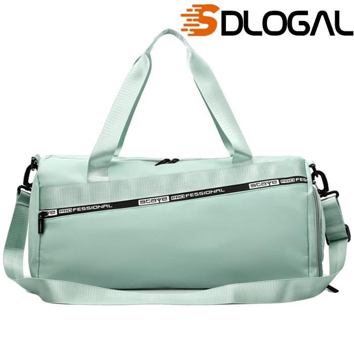 Sac de Sport avec Compartiment à Chaussures Sacs de Voyage Imperméables de  Sac Gym Fitness Sac à Bandoulière et Sac à Main-Gris - Cdiscount Sport