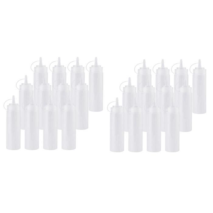 Bouteilles à Condiments Shiawase - 2 Pièces - Souples, Pratiques Et Anti-fuites Pour Cuisine Et Déplacements