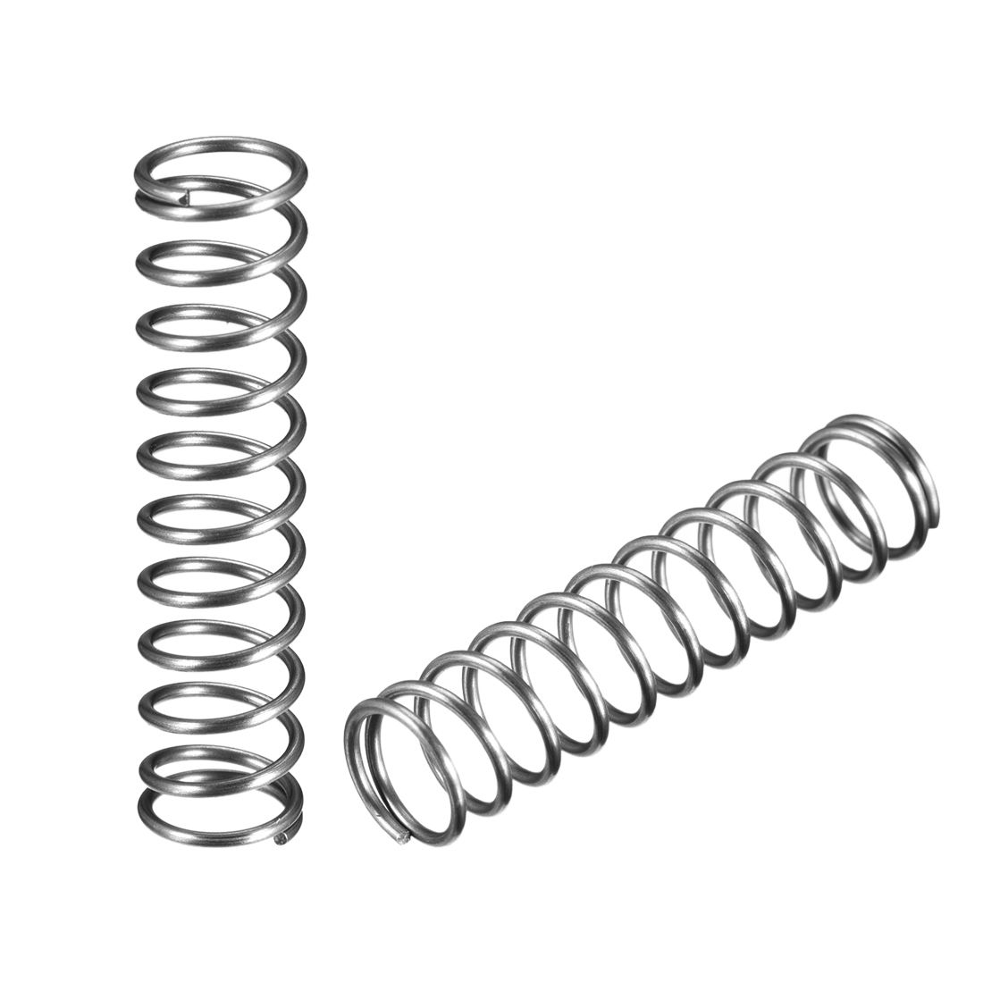 Ressorts De Matrice 2 Pièces - 18 Mm Diamètre Extérieur, 25 Mm Longueur, Charge Moyenne, Rouge