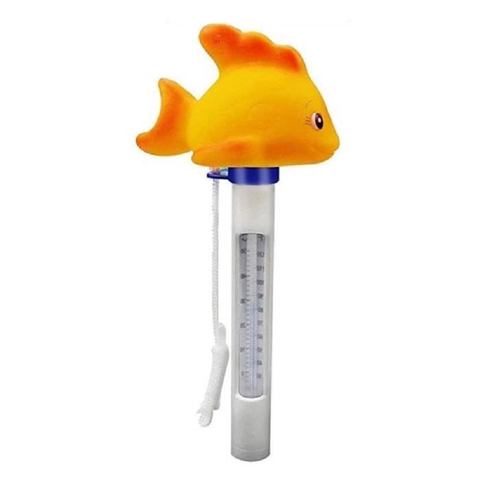 HERCHR Thermomètre Flottant Piscine Ours Dessin Animé - Compteur Température Eau Pour Piscines, Spas Et Hot Tubs