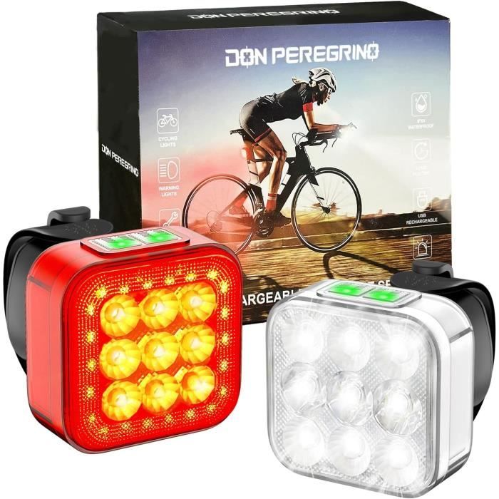 Bikil Lumière Vélo 6400Mah - Lampe Puissante 2400 Lumens