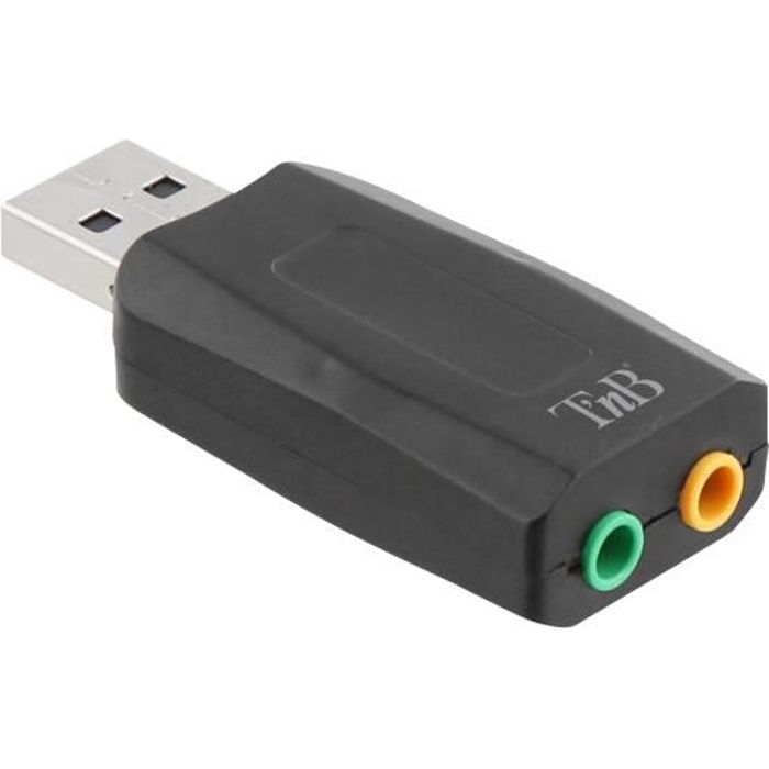 Cet adaptateur vous permet de connecter des enceintes ou écouteurs et un micro sur le port USB 2.0 d'un ordinateur. Grâce à cette...