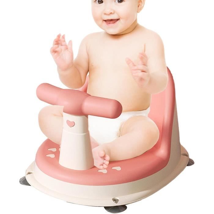 Siège De Bain Pour Bébé De 3 Positions Avec Ventouses Puissants En PVC