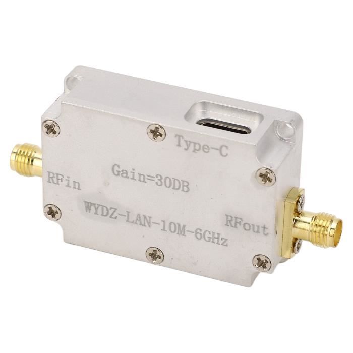 40dB Low Noise RF Amplifier 10MHz-6GHz Wideband LNA With SMA Connector For Radio Signal Boosting