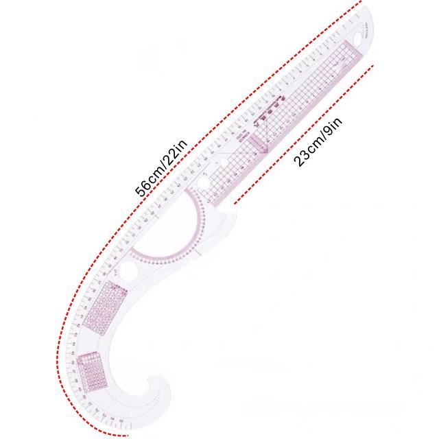 Kit De Règles De Couture Courbe 7 Pièces Pour Débutants Et Professionnels - Patronnage Facile