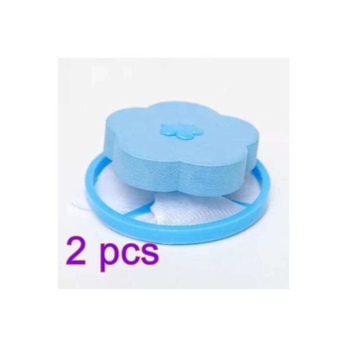 Filtre Flottant Pour Machine à Laver, 2 Pièces, Attrape-poils En