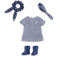 Coffret Robe Rayée et Accessoires pour poupée Ma Corolle - COROLLE - dès 4 ans - Bleu-1