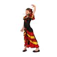 Déguisement Danseuse Espagnole Fille - Marque - Modèle - Noir - Frous-frous - Fendue-1