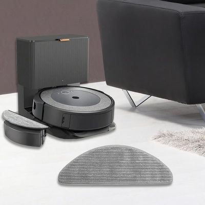 Lot De 4 Chiffons Microfibre Pour IRobot Roomba Combo I5/i5+/j5/j5+ - Lavables & Réutilisables