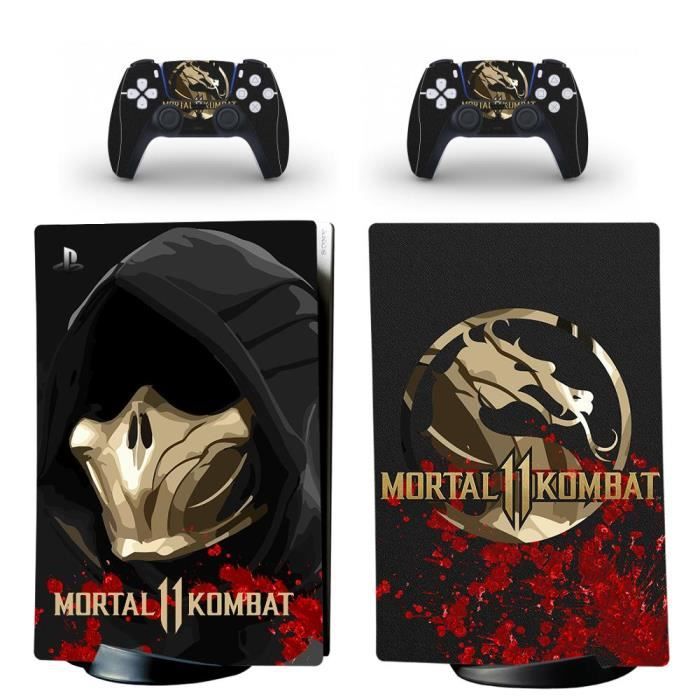 Mortal Kombat PS5 dition num rique autocollant de peau housse de