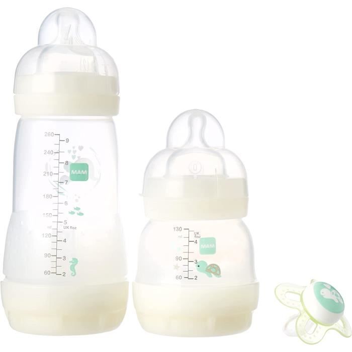 Biberon anti-colique MAM Easy Start - Lot de 2 x 260ml - Tétine Débit 2 -  Cdiscount Puériculture & Eveil bébé