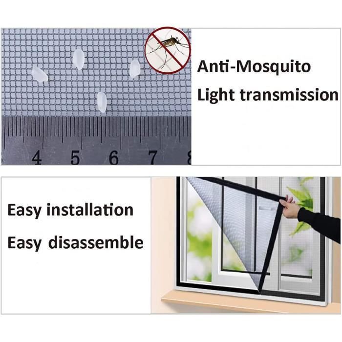 MagnéTique Moustiquaire Porte 195 X 250 Cm Facile à Installer