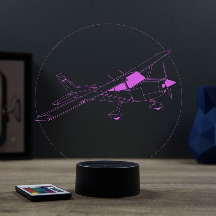 Puzzle 3D en métal - Avion Cessna 172 Skyhawk