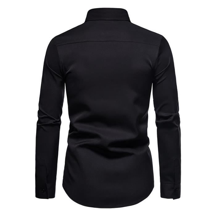 Chemises noires homme online