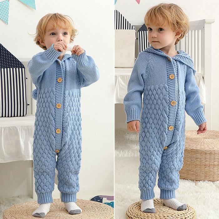 Barboteuse hiver bebe best sale fille