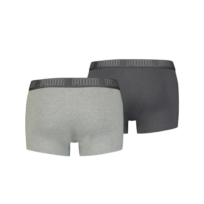 Puma Cale on Homme uni Paquet de 2 Gris noir Cdiscount Pr t