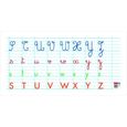 Jouets éducatifs - Tableaux souples effaçables à sec - L 40 x l 80 cm - Frise alphabet 40 cm-2